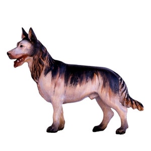 Krippentiere - Schäferhund - Barock Krippentiere - Schäferhund für Krippenspiel, Lebensgröße Krippenfiguren, Religiös