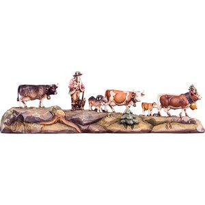 Cattle on the pastures wooden decoration Wooden decoration, wooden gifts, original gifts, unique gifts, wooden statue, home decoration,