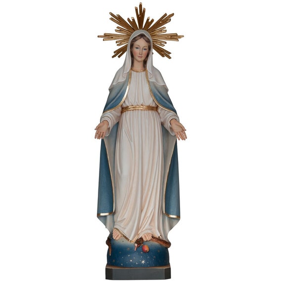 大理石風 聖母マリア像 彫像 彫刻高さ 約29ｃｍ キリスト教美術 カトリック セール！即日納品！ 大理石風 聖母マリア像 彫像 彫刻高さ 約