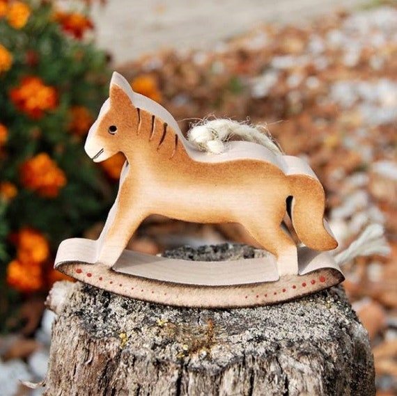 Rocking Horse Horse Decoration Ornament, Handmade Gifts Ireland