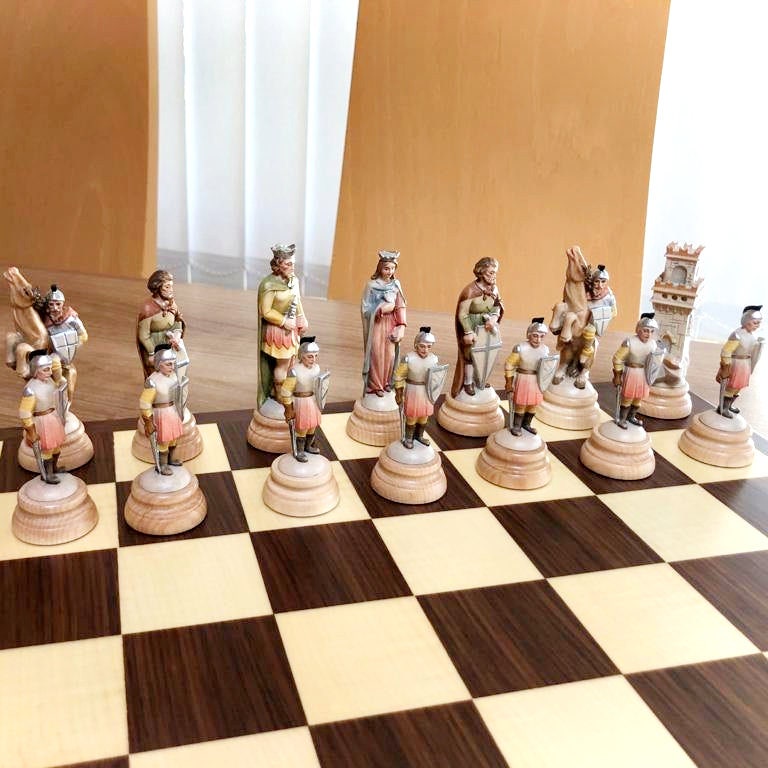 Chess Pieces Wooden Religious Chess Pieces 