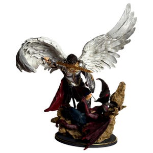 Statue of Saint Michael the Archangel Religious Angel statue, Religious Catholic statues, Sacred statue, Spiritual gift for believers,