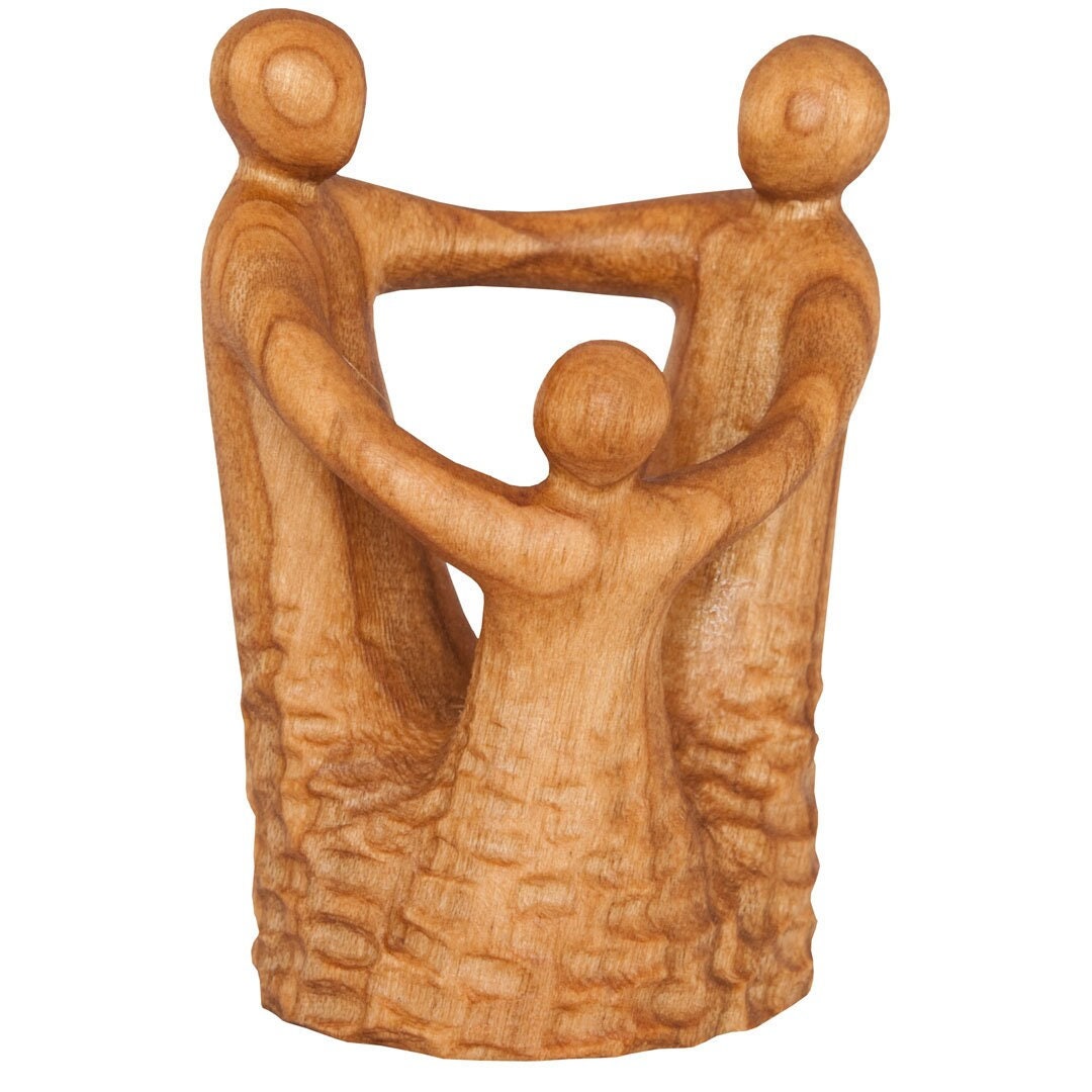 Cherry Wood Holy Family Statue – Religious Gift, Made in Italy - Etsy
