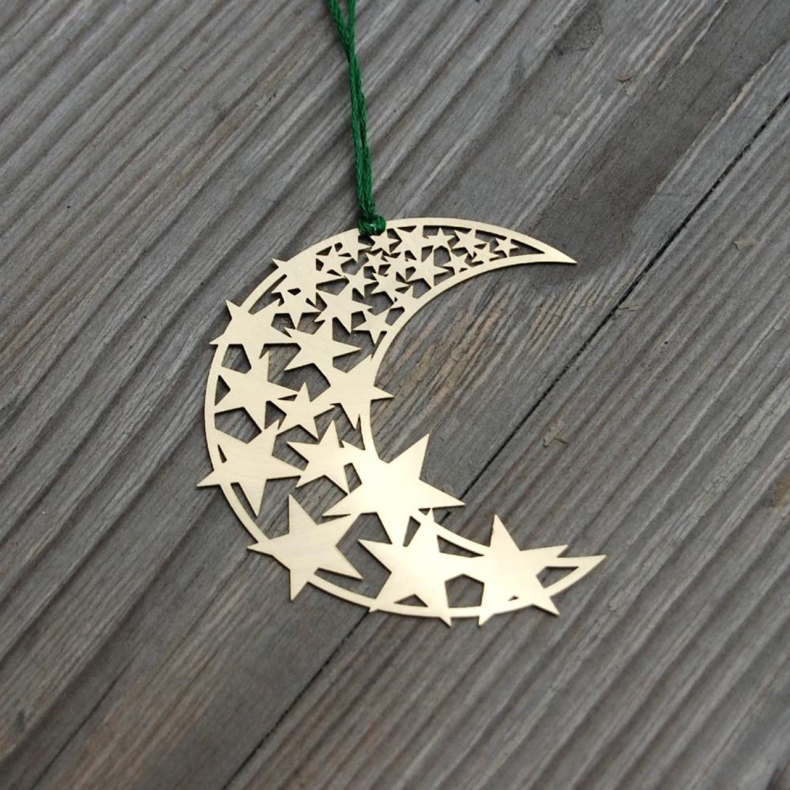 Moon Christmas Ornament 