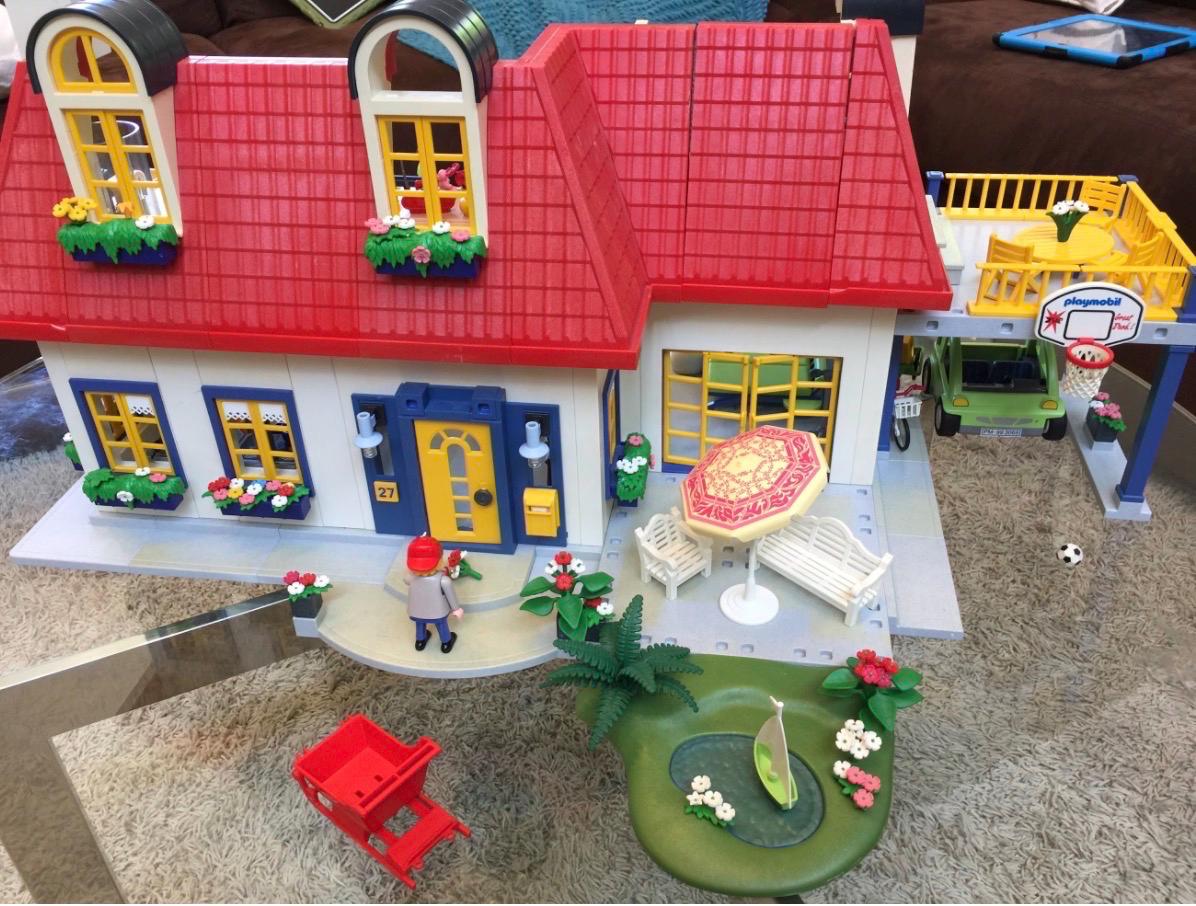 Vintage RETIRED Vintage Playmobil 3965 Modern Red Roof House - Etsy