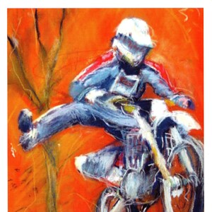 Trail Bike, Bathurst NSW, Australia - Greeting Card