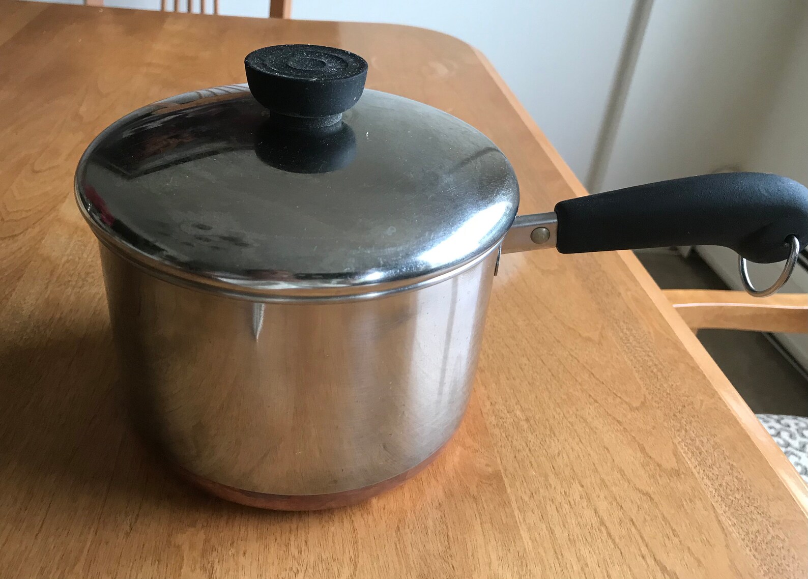 Revere Ware 2 Quart Pot Sauce Pan Stainless Steel Copper Clad Etsy