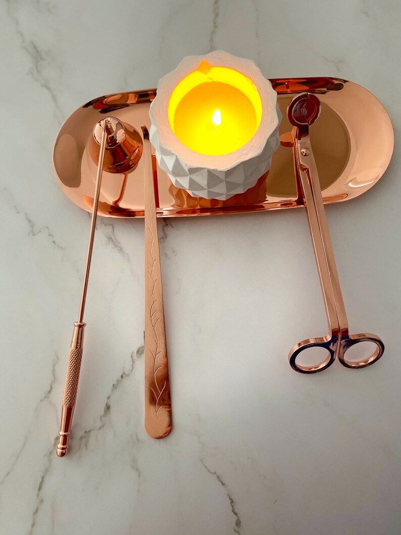 Candle Care Kit brushed Steel Candle Accessory Set candle Etsy