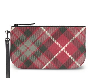 Fraser Red Tartan Wristlet Clutch