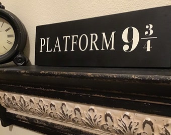 Platform 9 3 4 Sign - Etsy