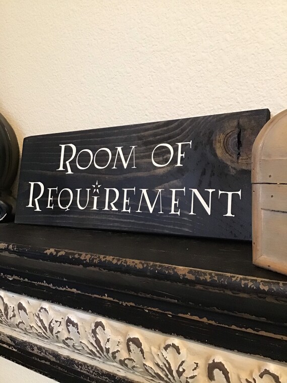 Room of Requirement Wood Sign 15 X 5.5 - Etsy