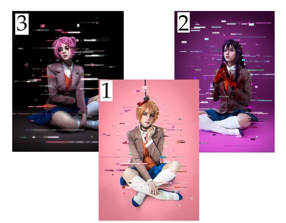 Doki Doki Literature Club Cosplay Prints Etsy