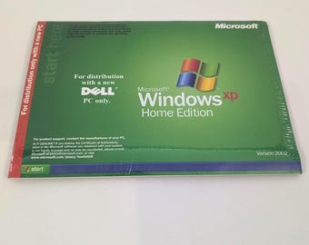 Vintage Microsoft Windows XP Home Edition Dell - Version 2002 - Factory Sealed