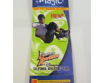 Vintage 2003 Disneyland Guide to the Magic Dual Park Maps Disney