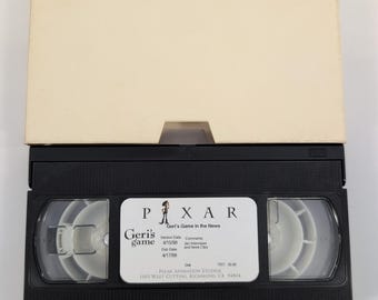 Geri's Game in the News - Very RARE Pixar Studios VHS Tape 1998 Ft Jan Pavinkava