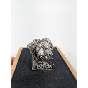 Disney Pixar For the Birds Ghibli Museum Mitaka Metal Figurine Statue - RARE image 2
