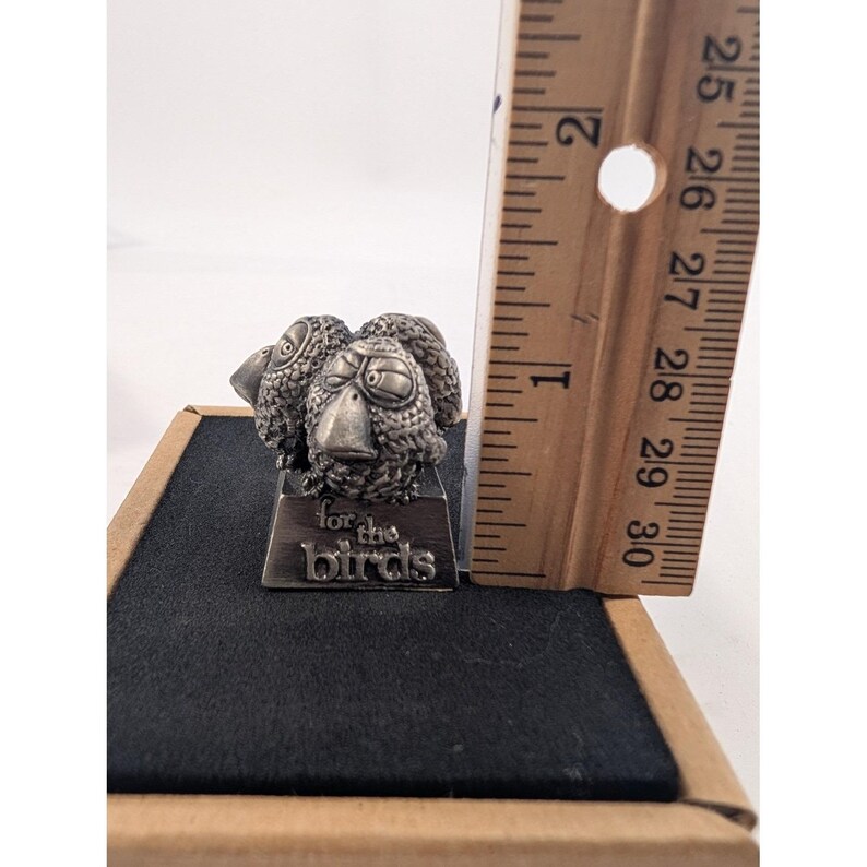Disney Pixar For the Birds Ghibli Museum Mitaka Metal Figurine Statue - RARE image 4
