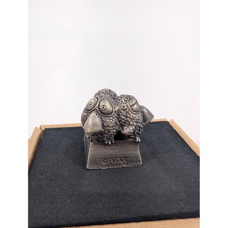 Disney Pixar For the Birds Ghibli Museum Mitaka Metal Figurine Statue - RARE image 3