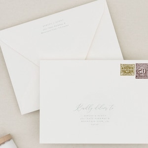 Envelope Addressing Template, A7 Wedding Envelope, Wedding Address Template, Instant Download, Addressing Template, Editable Envelope 33