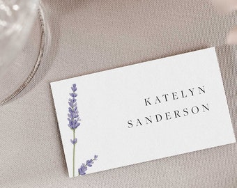 Printable Place Cards Rustic Place Cards Place Card Template Wedding Place Card Corjl Template Lavender Wheat Escort Cards Name Card