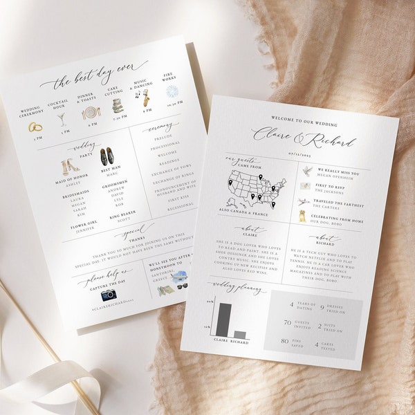 Infographic Wedding Program, Wedding Day Program, Wedding Day Timeline, Infographic Program, Wedding Infographic, Wedding Itinerary 02