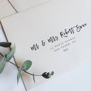 DIY A7 Envelope Tutorial - Wedding Envelopes - Elegant Wedding