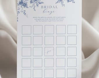 Vintage Floral Bridal Bingo Game (Printable Template) 43