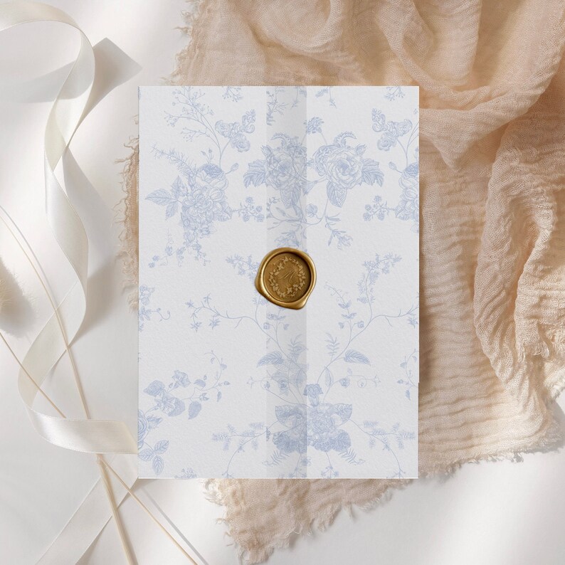 Printable Vellum Wrap Vellum Jacket Printable DIY Vellum Etsy