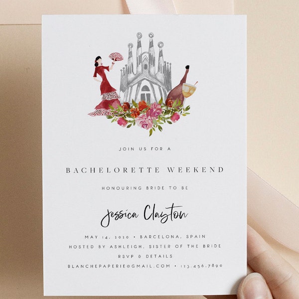 Spanish Invitation Etsy