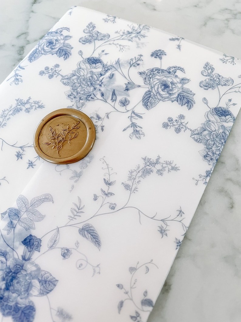 Printable Vellum Wrap Vellum Jacket Printable DIY Vellum Etsy