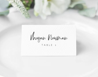Wedding Place Cards Wedding Name Cards Editable Escort Cards Template Instant Download Flat Folded Printable Place Cards Table Card 13