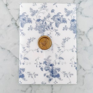 Printable Vellum Wrap, Vellum Jacket Printable, DIY Vellum Fold ...