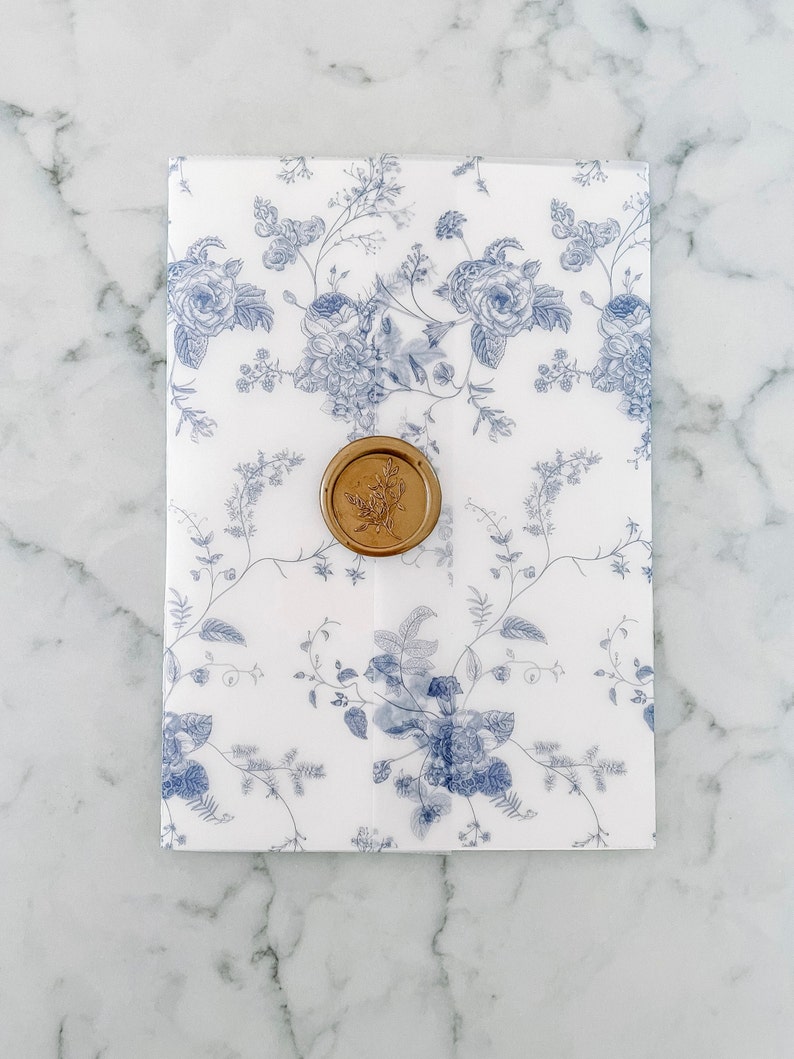 Printable Vellum Wrap Vellum Jacket Printable DIY Vellum Etsy