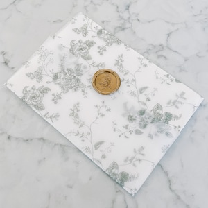 Printable Vellum Wrap, Vellum Jacket Printable, DIY Vellum Fold ...