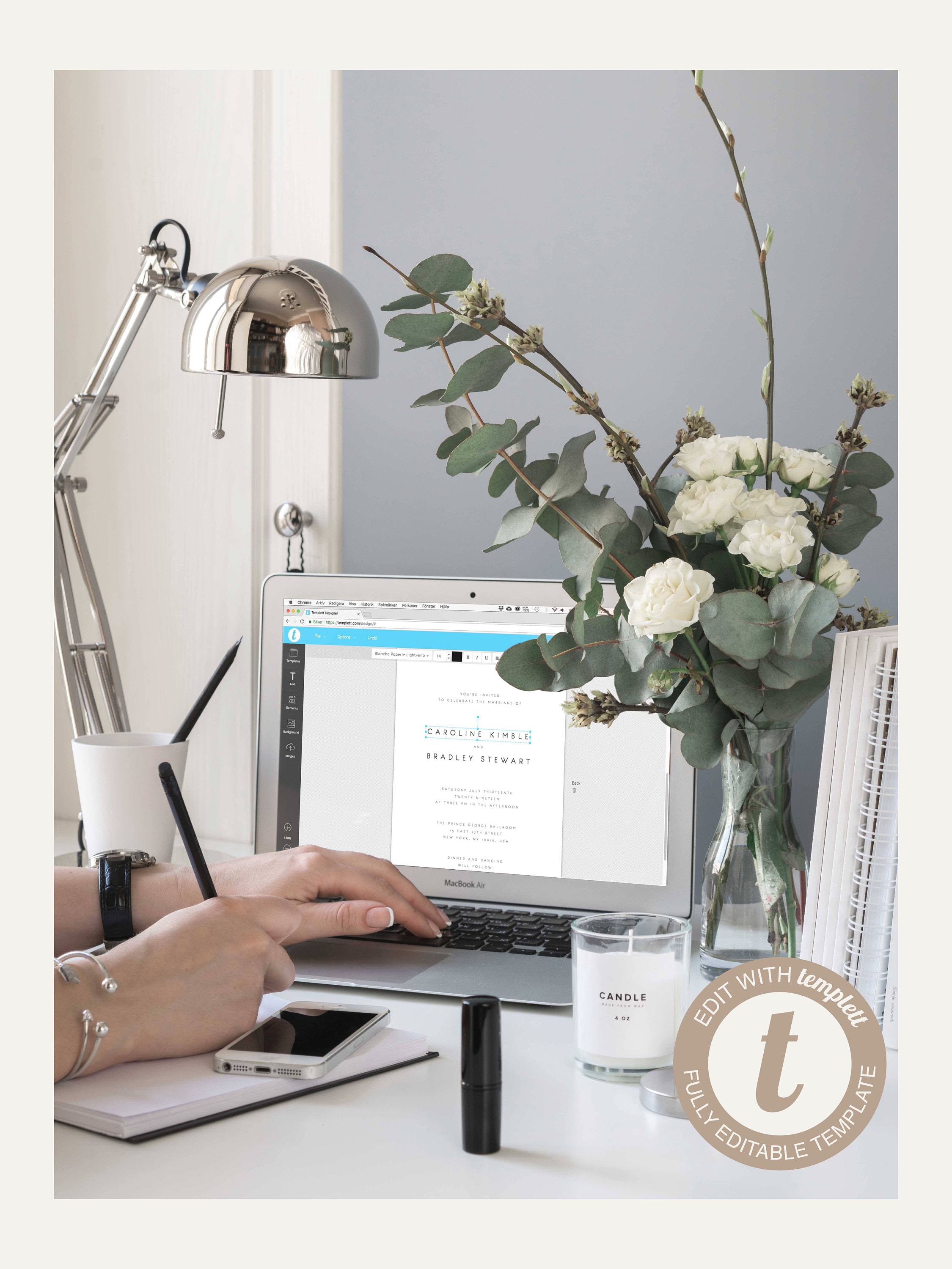 Printable Place Cards Instant Download Name Cards Editable | Etsy