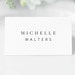 Wedding Place Cards Template Simple Plain Printable Place Cards ...