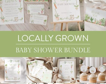 Locally Grown Baby Shower Bundle (Farmers Market Theme)