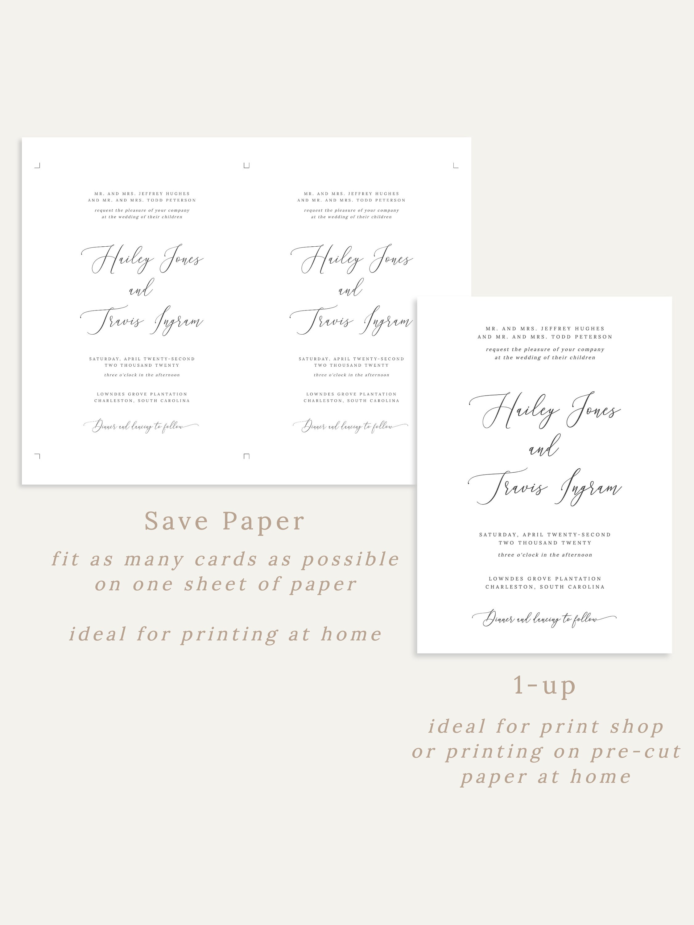 Wedding Thank You Cards Template Printable Thank You Card | Etsy