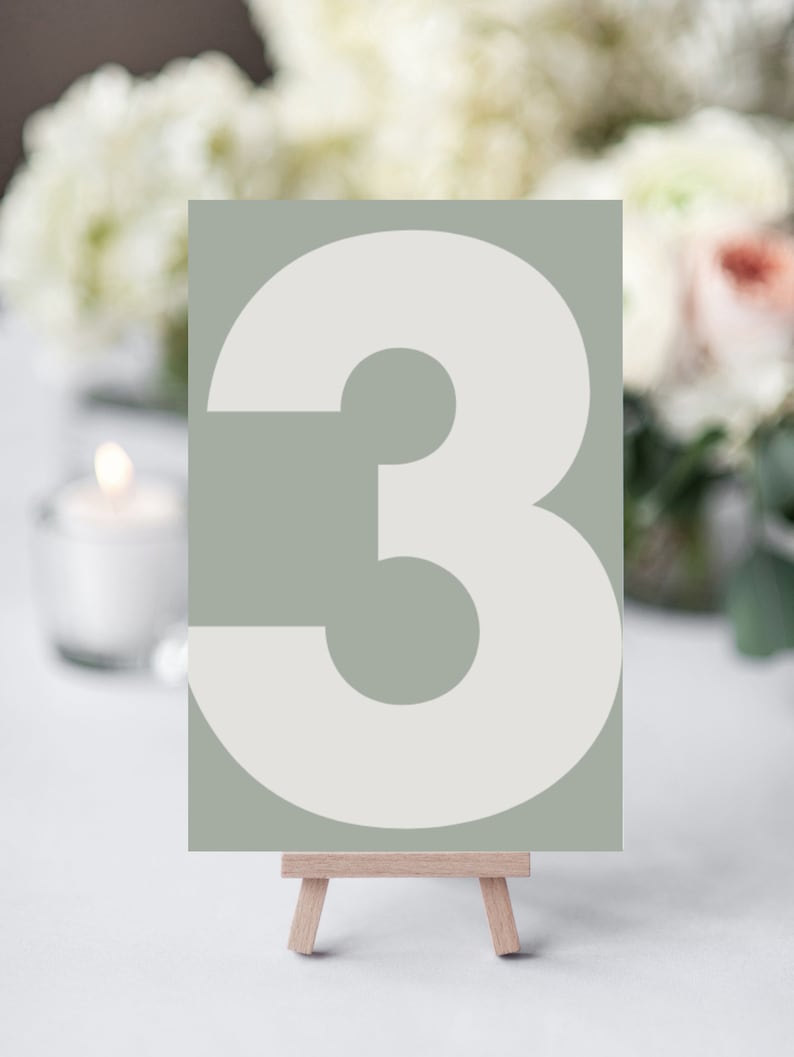Table Number Template Printable Wedding Table Number Sign Template Wedding Table Numbers Templett Editable Pdf DIY Instant Download