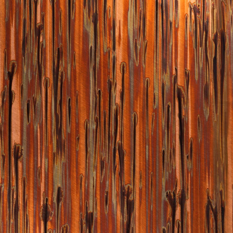 Enchantment Patina Copper Sheet Etsy
