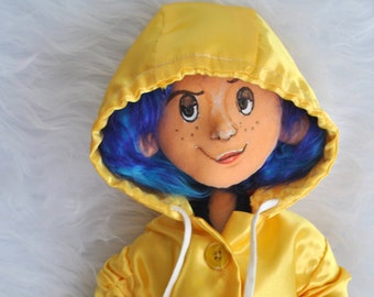 Coraline yellow raincoat and boots best sale