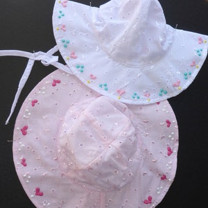 Hand Painted Personalized Infant hat, Infant floppy hat, Infant Sun Hat, New Born Sun Hat, Baby Sun Hat
