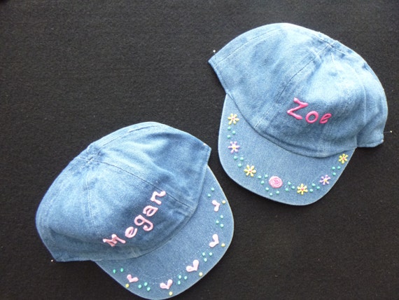 Baby girl denim hat Clearance