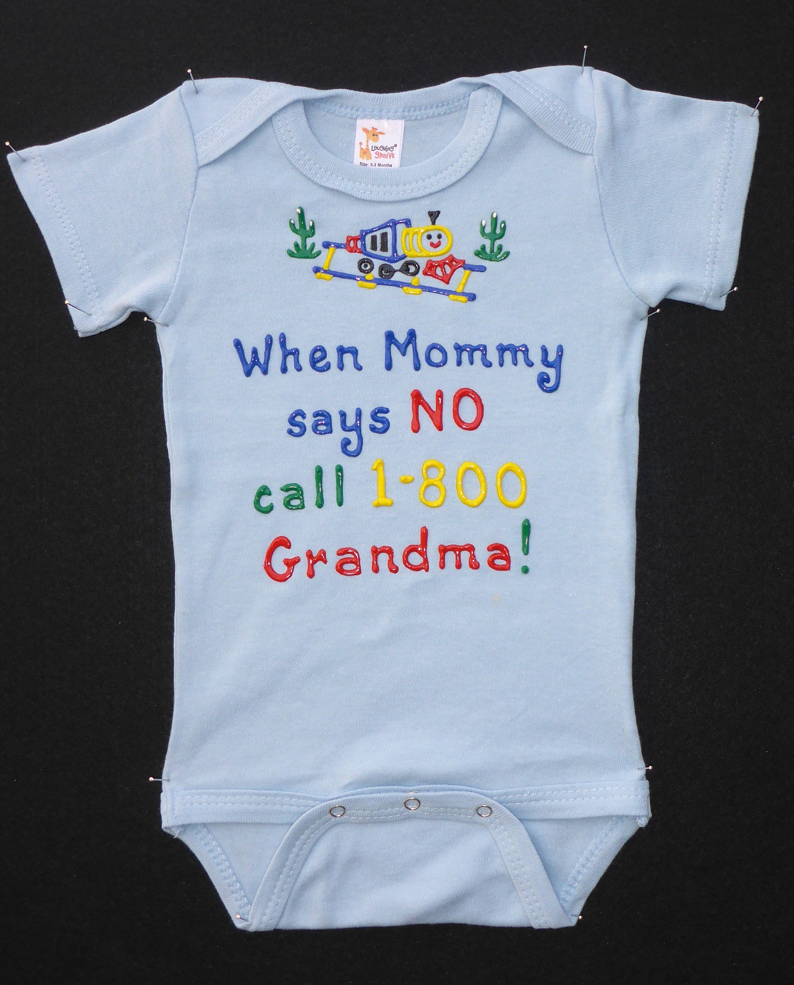Funny Boy Onesie From Grandma. A Perfect Gift for Baby. Hand Etsy