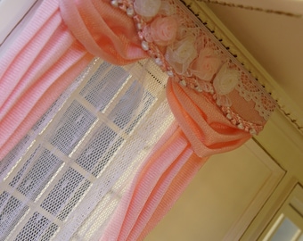 Miniature 1:12 Dollhouse Lace Curtain Stunning Decor