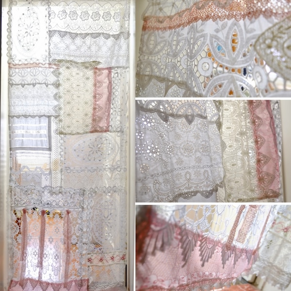 BohoMedit Lace Haven Door Curtain – Embrace Elegance with Whimsical Charm