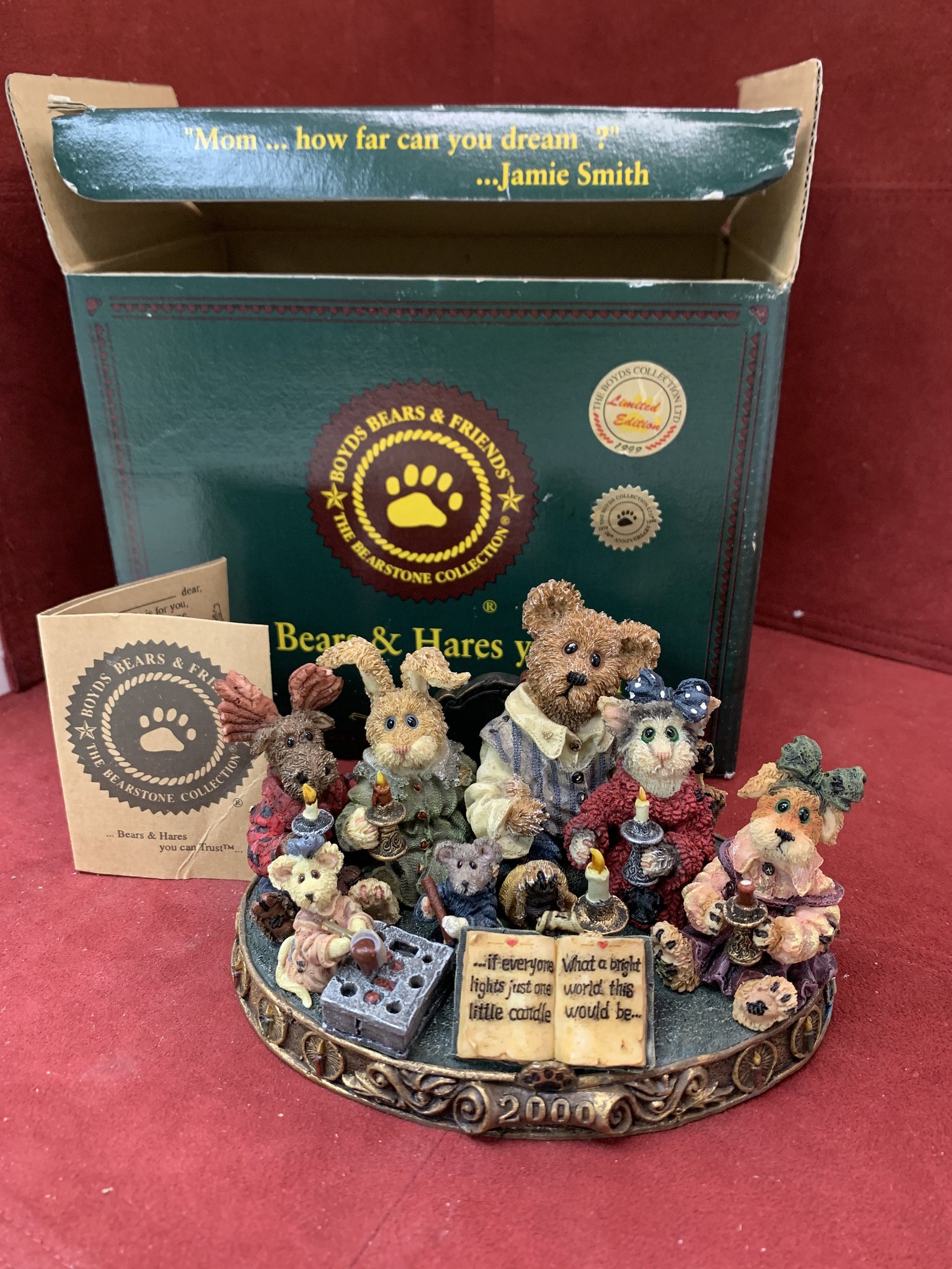 Boyds Bears and Friends. The Bearstone Collection. Figurine. Etsy