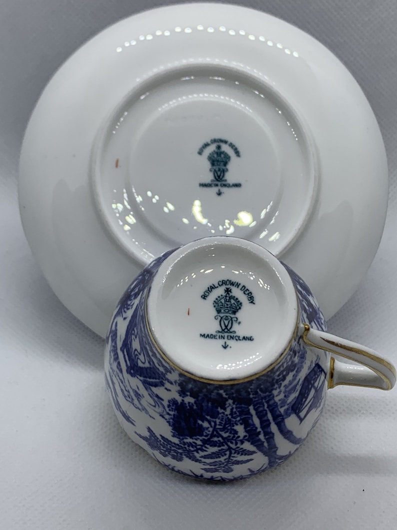 Royal Crown Derby. England. Mikado. Blue and White. Etsy Royal Crown Derby. England. Mikado. Blue and White. Etsy