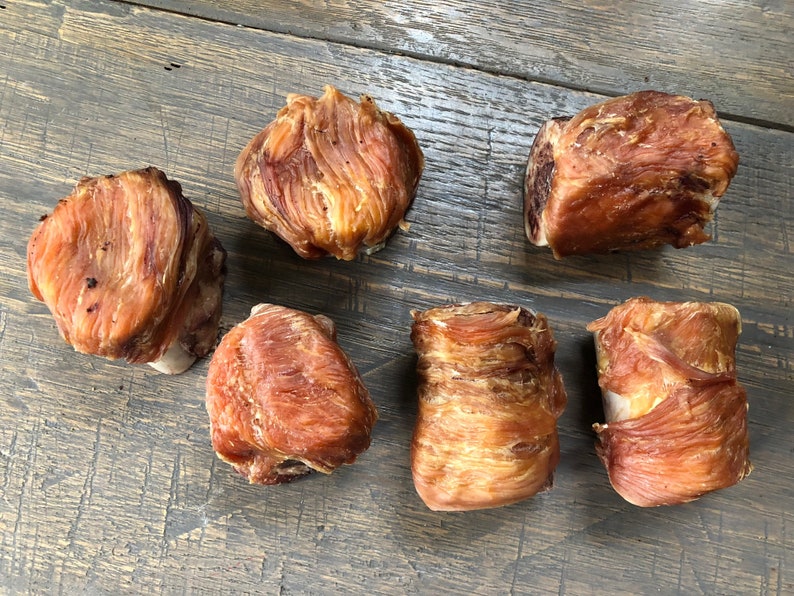 6 Eatabulls Chicken covered Marrow bones for Good Dogs Etsy