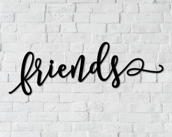 Personalized Laser Cut Modern Farmhouse Wall Decoration w Font /& Size Option Housewarming Gift for Friends Custom Quote Wood Cutout